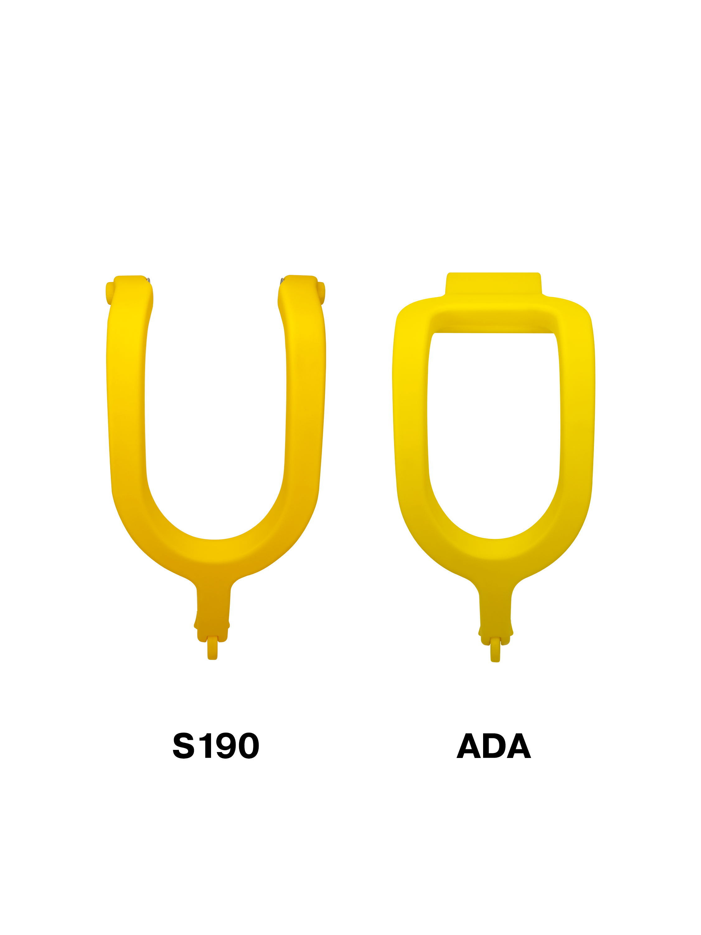 An image showing both an S190 and ADA yoke.