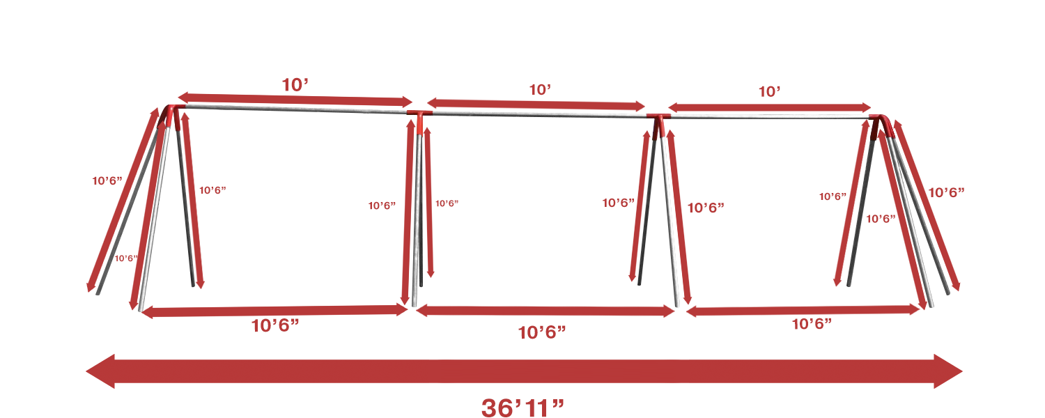 An image showing the dimensions of an h86.