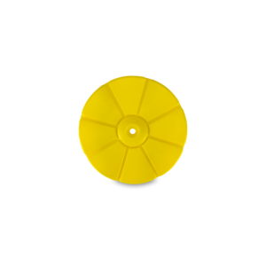 An image showing a disk in yellow.