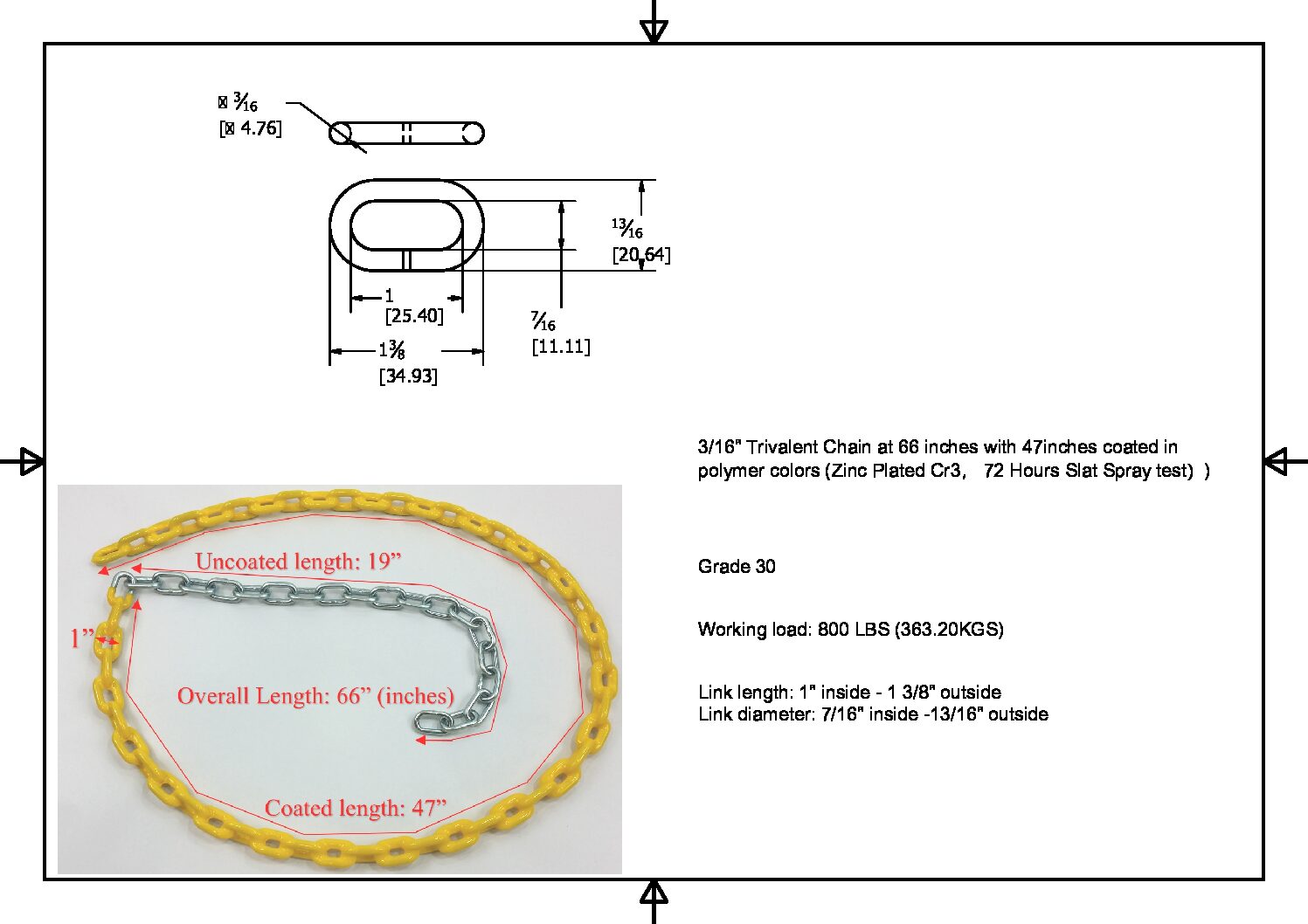 H145 - Standard 5/16 x 3 S-Hook - USA - Commercial - Jensen Swing  Products Inc