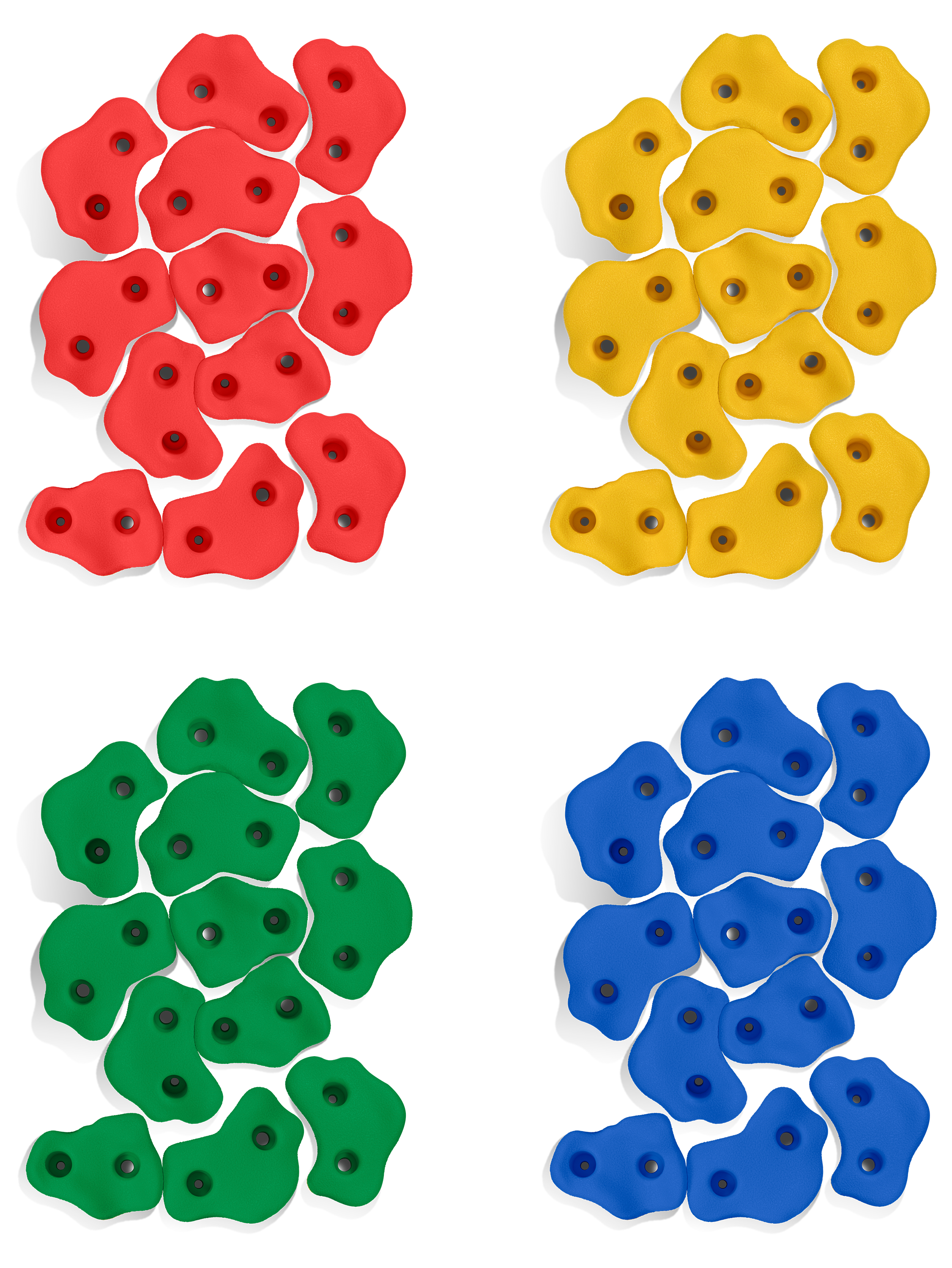 An image showing all colors of Rock.