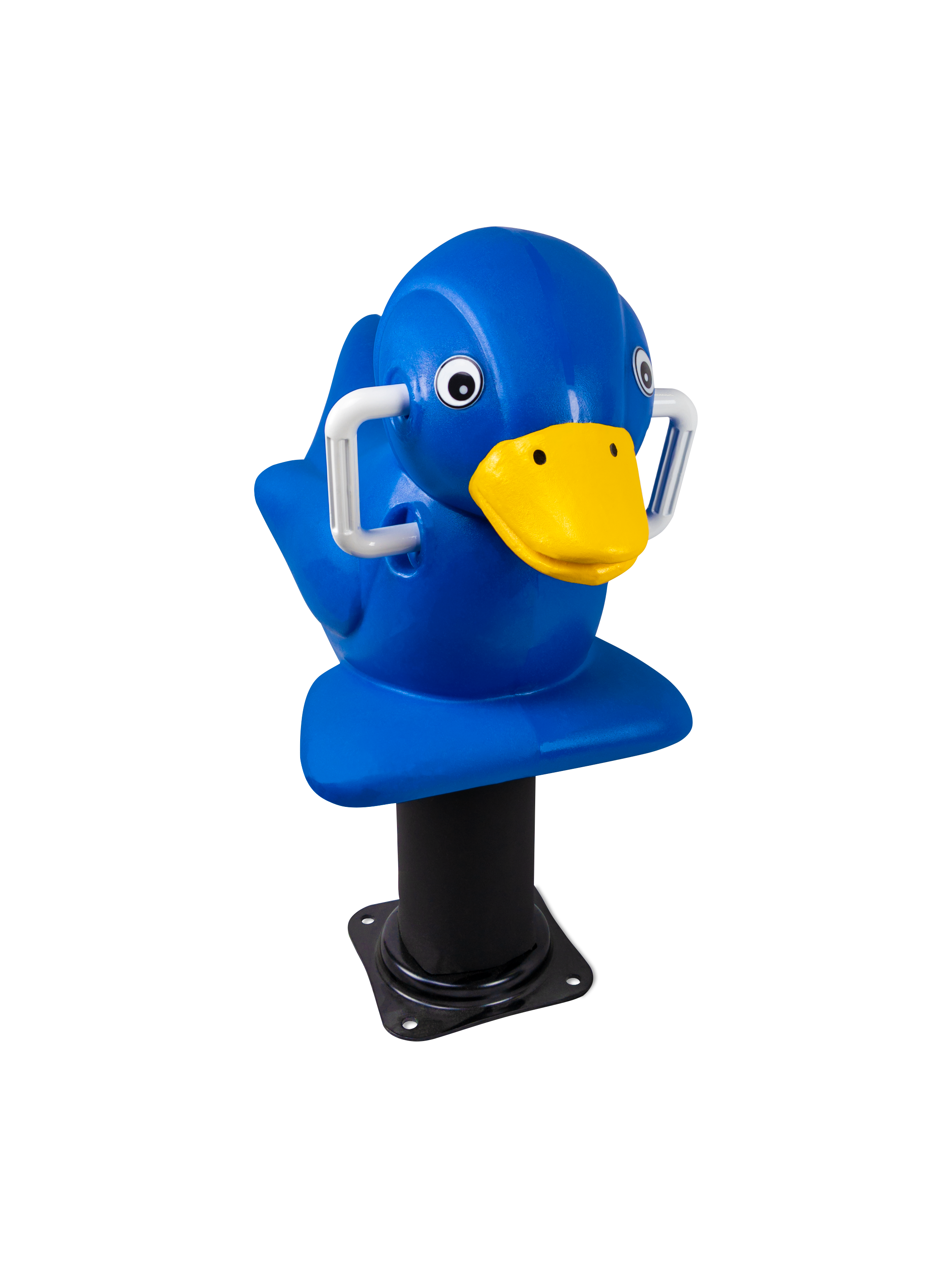 An image showing a duck spring rider.