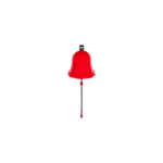 An image showing a red bell.