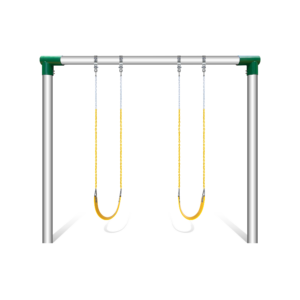 An image showing a 1 bay 5 inch swing frame