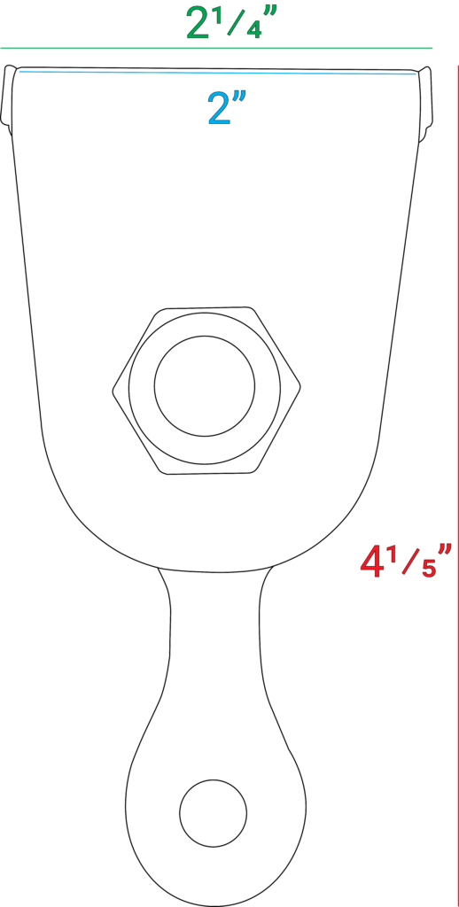 An image showing the dimensions of an sh108.
