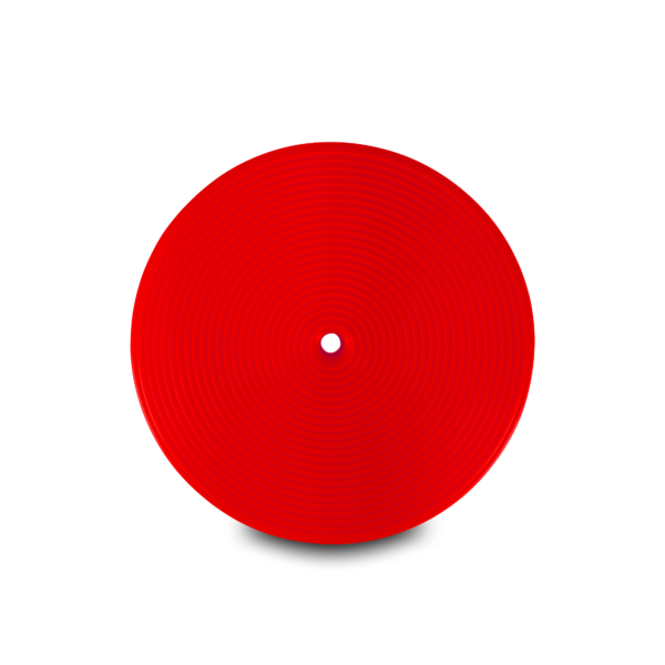 An image showing a disk in red