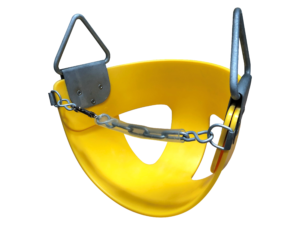 An image showing an a110 attached to a half bucket swing seat