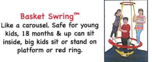 An image showing a promo for a basket swring