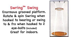 An image showing an ad for a swring swing