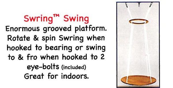 An image showing an ad for a swring swing