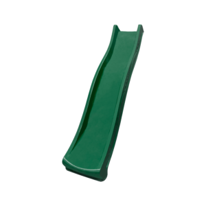 An image showing a wave slide in green