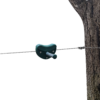 An image showing a zipline connected to a tree.