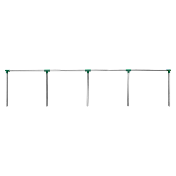 An image showing a 4 bay 5 inch swing frame